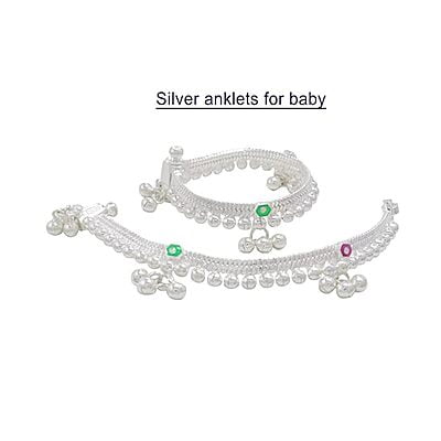 Silver gift set for babies(Anklet/Kolusu, Feeder/Paladai) Silver gift set for babies(Anklet/Kolusu, Feeder/Paladai)