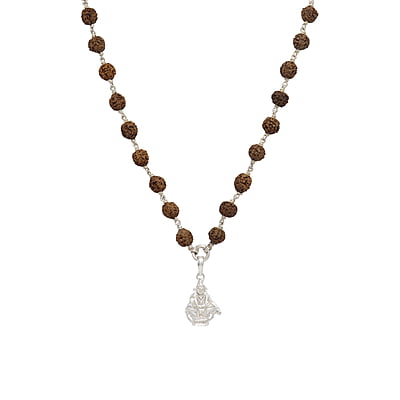 Rudraksha Mala with Lord ayyappa Pendant/dollar
