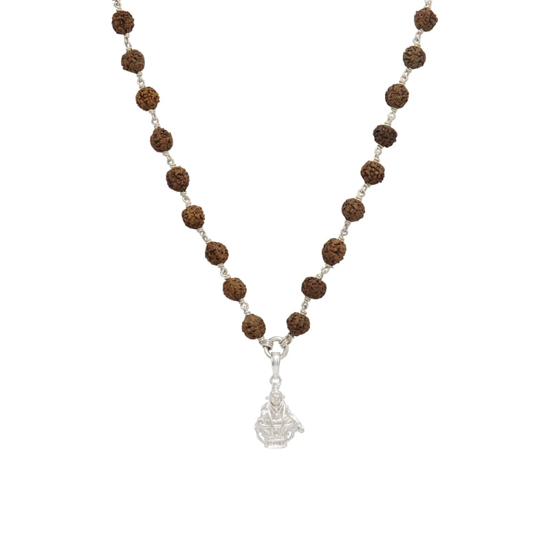 Rudraksha Mala with Lord ayyappa Pendant/dollar