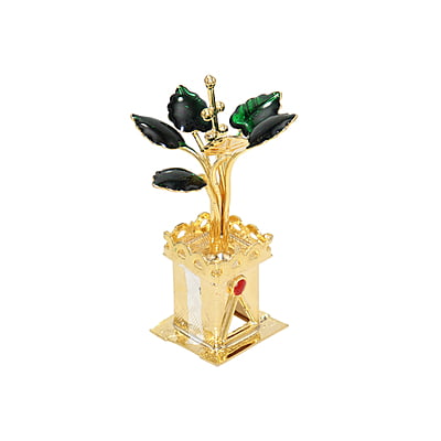 Silver Tulasi Madam / Tulsi Plant (Gold Plated) Silver Tulasi Madam / Tulsi Plant (Gold Plated)
