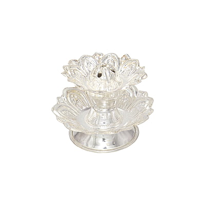 Silver Agarbathi Stand 19g
