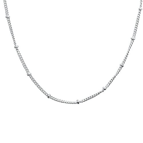 Glossy finish Sterling Silver Chain Glossy finish Sterling Silver Chain