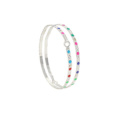 Sterling Silver Kada/kappu for Girls