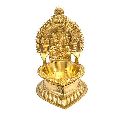 Brass Kamatchi Amman Diya
