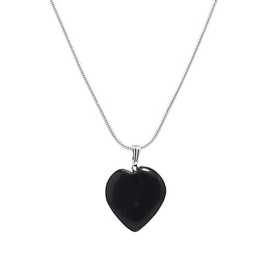 Sterling Silver Rope Chain with Quartz Heart Shape Pendant Sterling Silver Rope Chain with Quartz Heart Shape Pendant