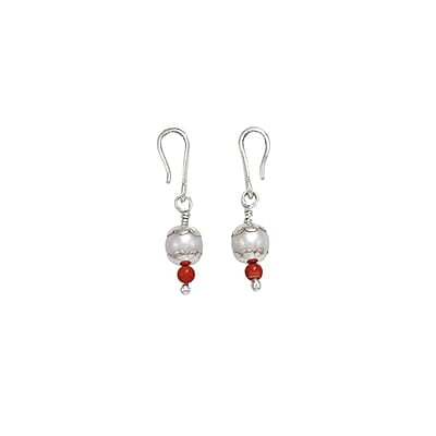 Silver Pearl Earrings, Thottu for kids