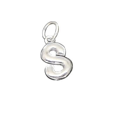 Silver S Pendant