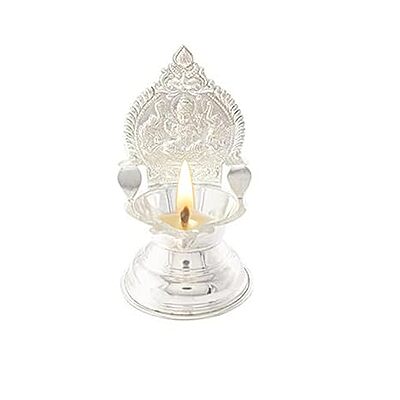 Silver Kamakshi Diya