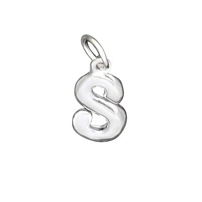 Silver S Pendant