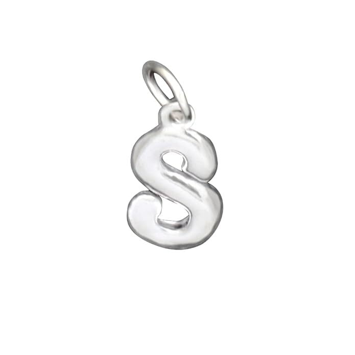 Silver S Pendant