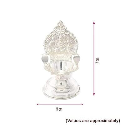 Silver Kamakshi Diya