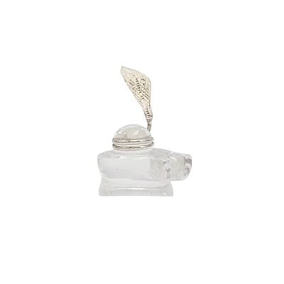 Spatik Linga with Silver Naga Idol