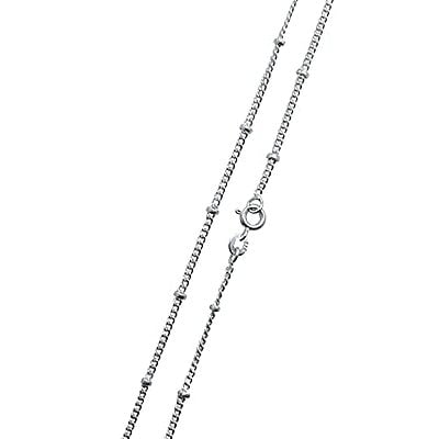 Glossy finish Sterling Silver Chain Glossy finish Sterling Silver Chain