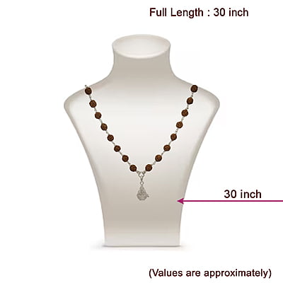 Rudraksha Mala with Lord ayyappa Pendant/dollar