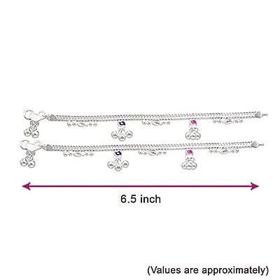 Silver Anklet/Kolusu for Babies