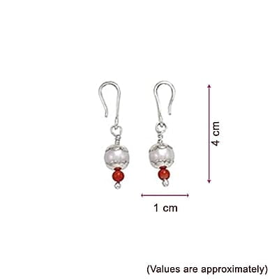 Silver Pearl Earrings, Thottu for kids