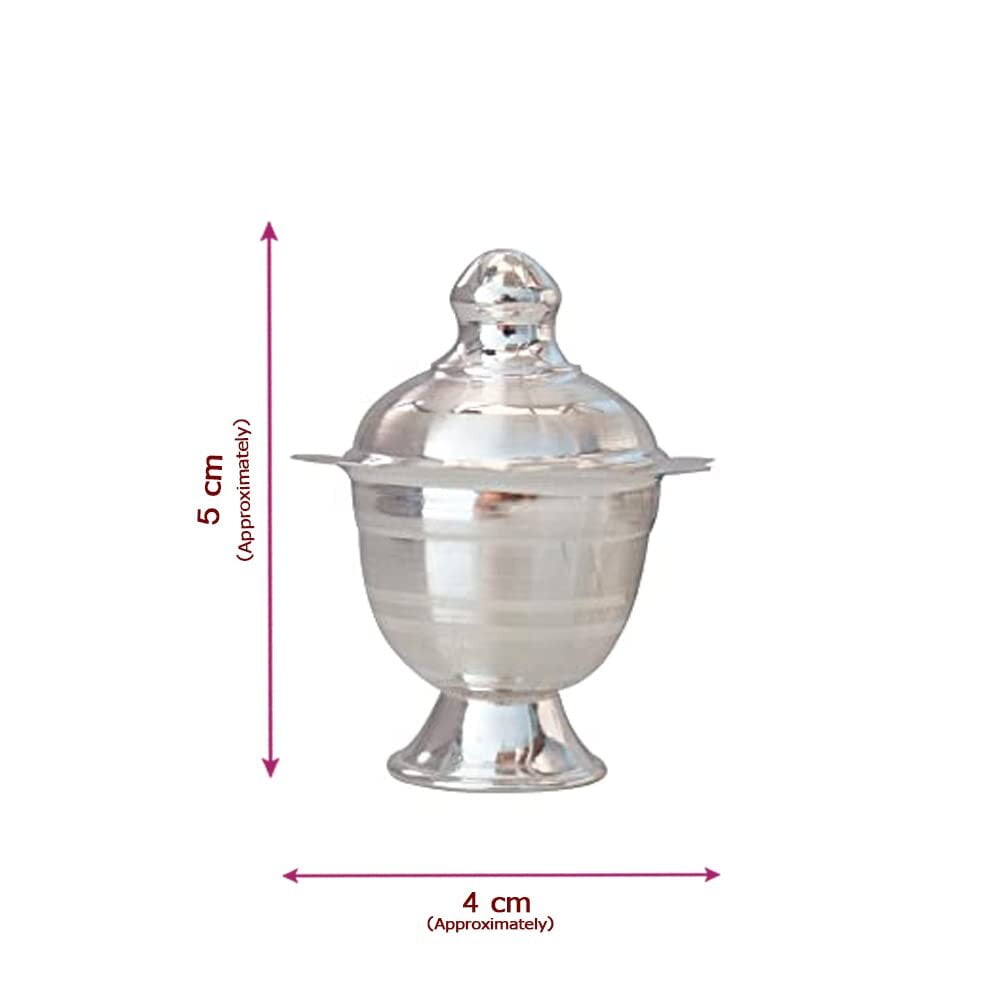 Buy Silver Kumkum Chimizh in Online