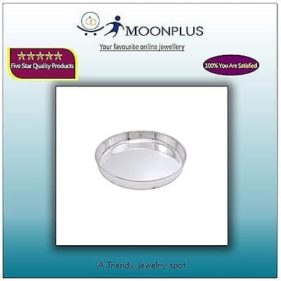 Silver Plain Plate for Pooja,Home (13.3CM) Silver Plain Plate for Pooja,Home (13.3CM)