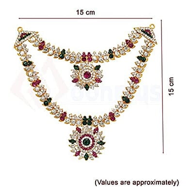 God Ornament God,Goddesse Double Nekclace/Attigai for Temple God Ornament God,Goddesse Double Nekclace/Attigai for Temple