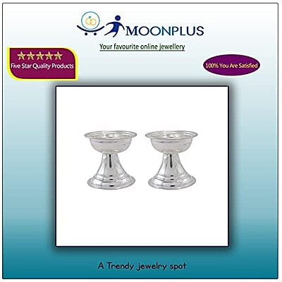 Silver Kerala Diya Set