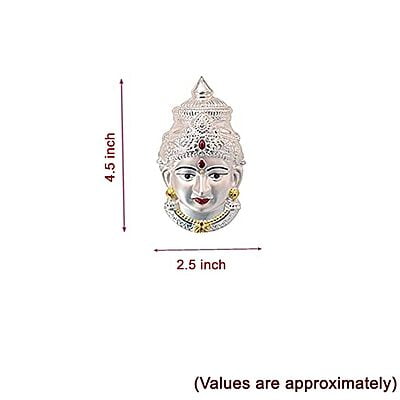 Silver Varalakshmi Face Silver Varalakshmi Face