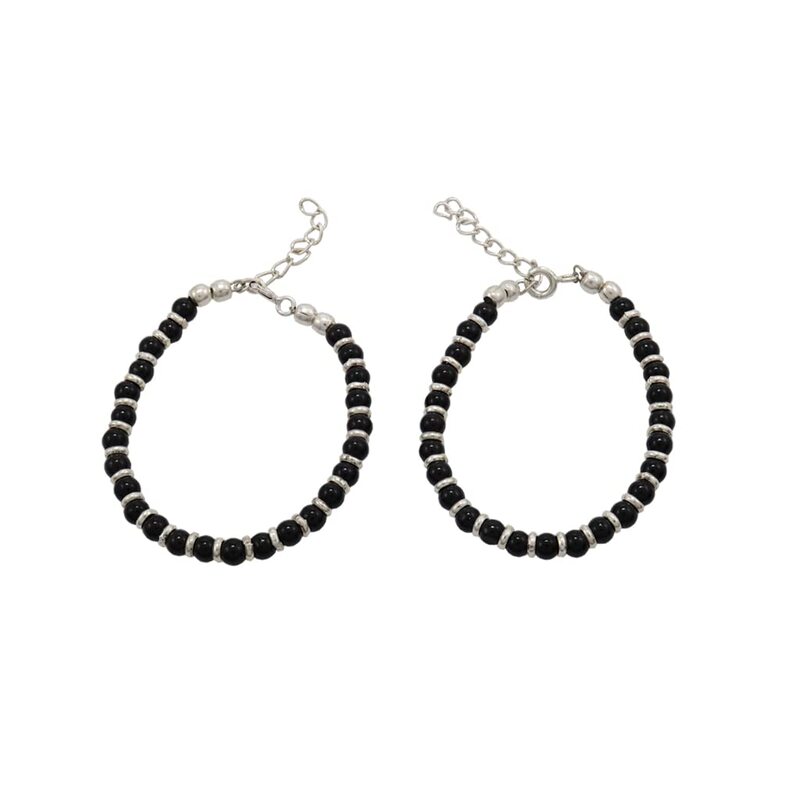 Silver Born Baby Anklets/silver payal for babies