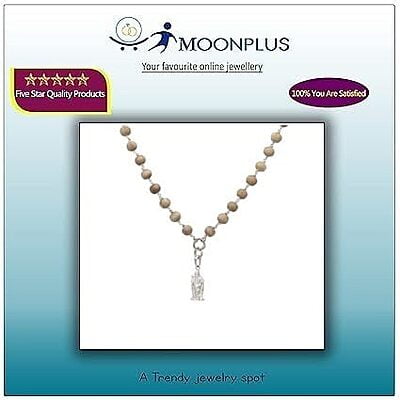 Silver Tied Tulsi Mala/Chain with murugan pendant Silver Tied Tulsi Mala/Chain with murugan pendant