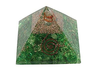 Green Orgonite Pyramid Green Orgonite Pyramid