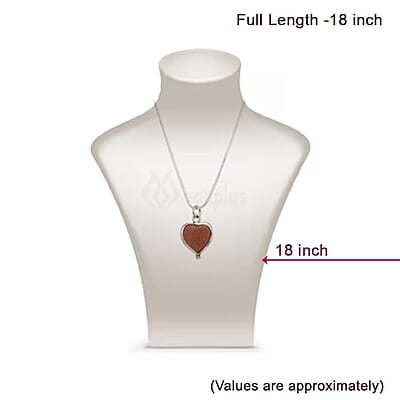Silver Chain with Rajavarthi Stone Pendant Silver Chain with Rajavarthi Stone Pendant