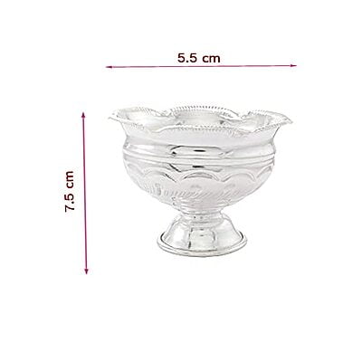 Silver Chandan Pela or Bowl Silver Chandan Pela or Bowl