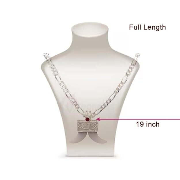 Silver Chain With Puli Nagam Dollar