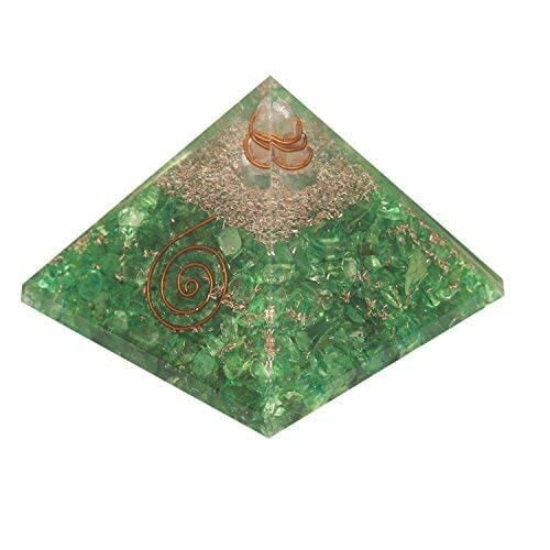 Green Orgonite Pyramid Green Orgonite Pyramid