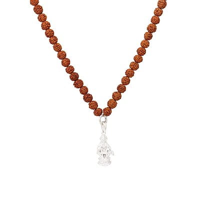 Rudraksha Mala/Chain with Ayyappa Pendent/Dollar