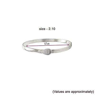 Sterling Silver Vel Kada Sterling Silver Vel Kada