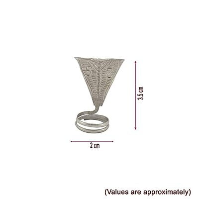 Spatik Linga with Silver Naga Idol