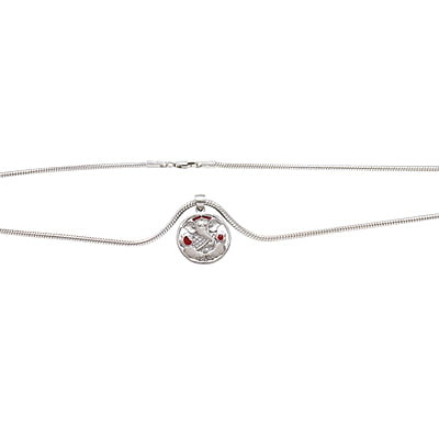 Silver(92.5% Purity) Chain with Ganesha Pendent