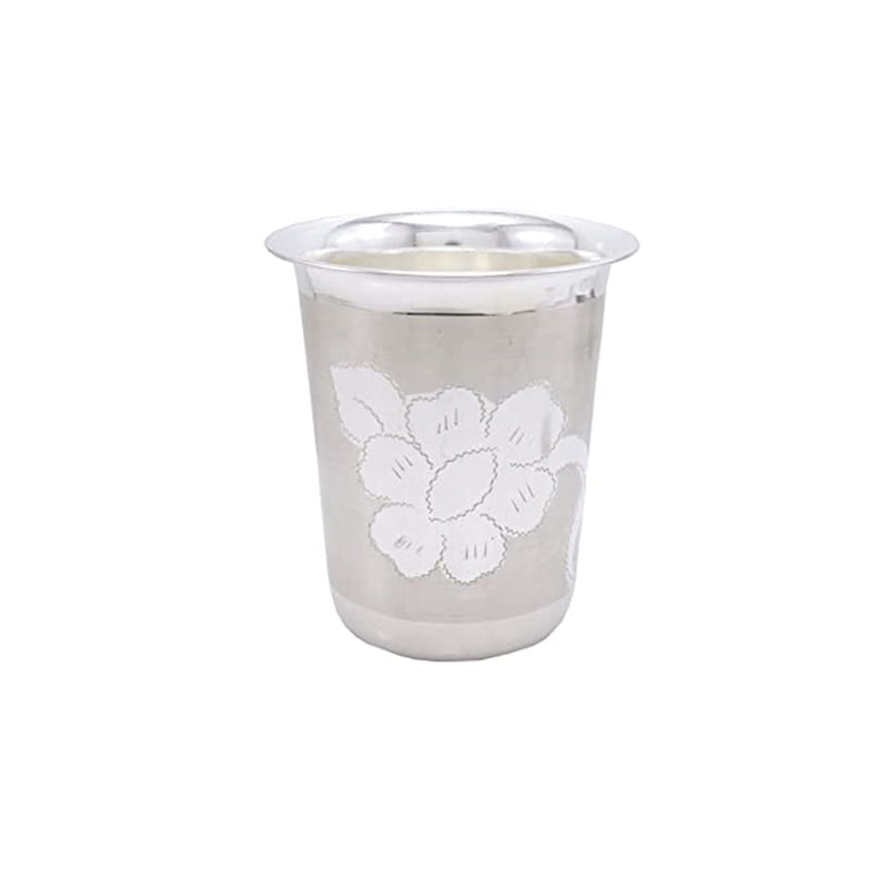 Silver Tumbler , Glass Silver Tumbler , Glass