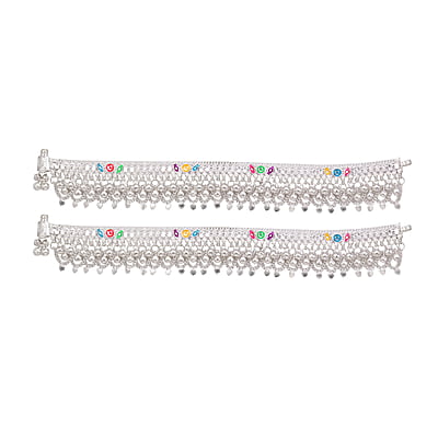 Silver Anklets for women/Kolusu/Chain model