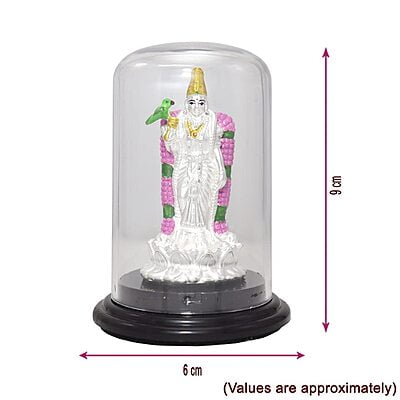 999 Pure Silver Meenakshi Idol