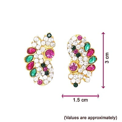 God Ornament Multi-stone bindi/thilagam/Pottu God Ornament Multi-stone bindi/thilagam/Pottu