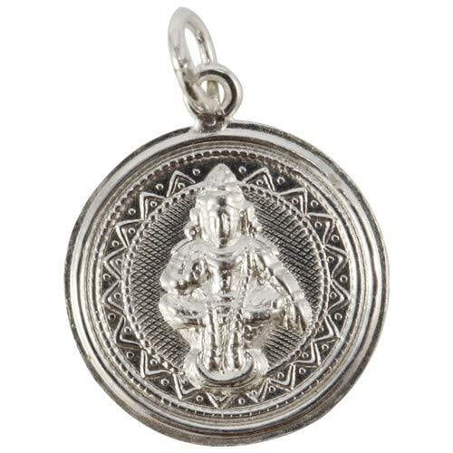 Sterling Silver Lord Ayyappan (Iyyappan) pendant/Dollar