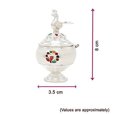 Decorative Peacock Kumkum chimizh Decorative Peacock Kumkum chimizh