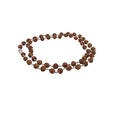 Silver Tied Rudraksha Malai/Chain Silver Tied Rudraksha Malai/Chain