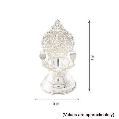 Silver Kamakshi Diya (30 grams)