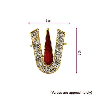 Gold Plated Vishnu Nama/Balaji Nama Gold Plated Vishnu Nama/Balaji Nama