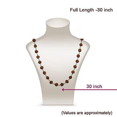 Silver Tied Rudraksha Malai/Chain Silver Tied Rudraksha Malai/Chain