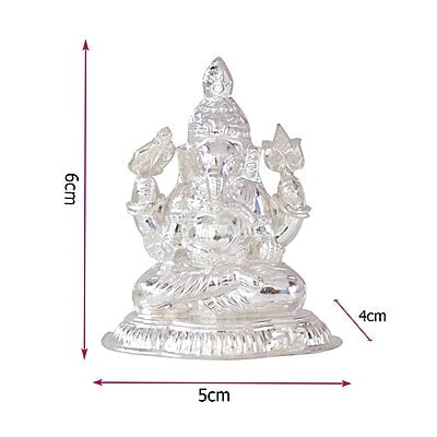 Silver Lord Ganesh vinayagar Idol Silver Lord Ganesh vinayagar Idol