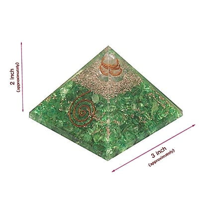 Green Orgonite Pyramid Green Orgonite Pyramid