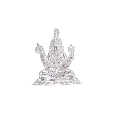 Silver Lord Ganesh vinayagar Idol