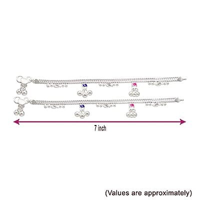 Silver Baby Anklet/Kolusu